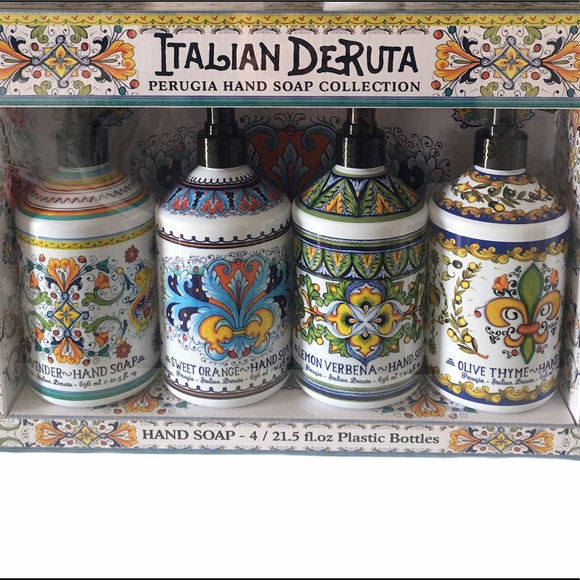 Italian Deruta Other - Italian Deruta Perugia Hand Soap Collection.